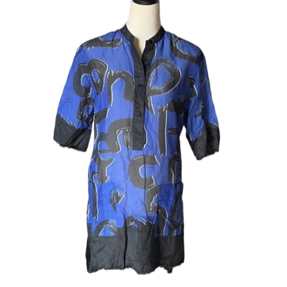 Proenza Schouler Vintage Semi-Sheer Cotton/Silk Blend Tunic (XS/Small)